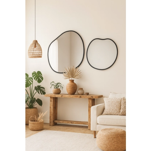 Zestaw luster organicznych w ramie- SODALIT W RAMIE